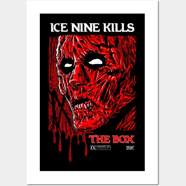 Ice Music Nine Band Kills  – The music Box Wall Art by lianbiang